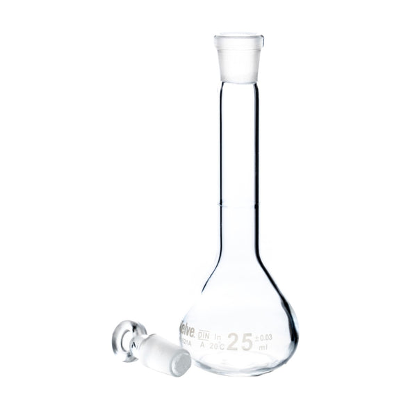 Matraz Volumetrico de Vidrio 25 Ml Kelve