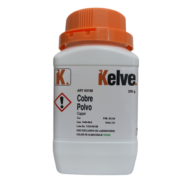 Cobre Polvo 250 Gramos Kelve