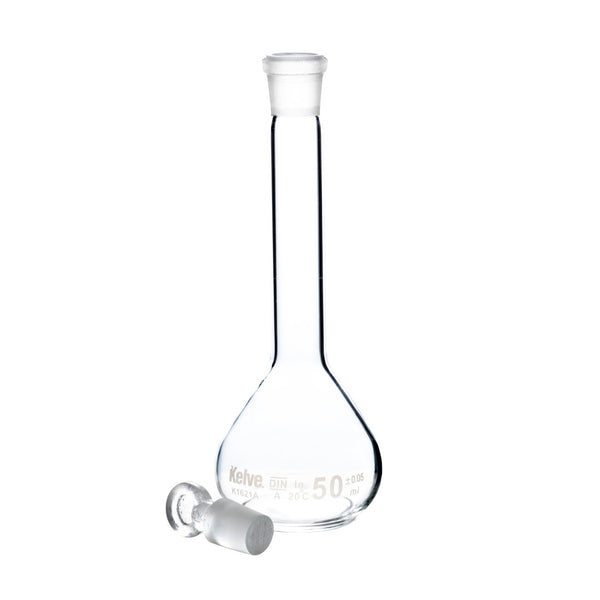 Matraz Volumetrico de Vidrio 50 Ml Kelve