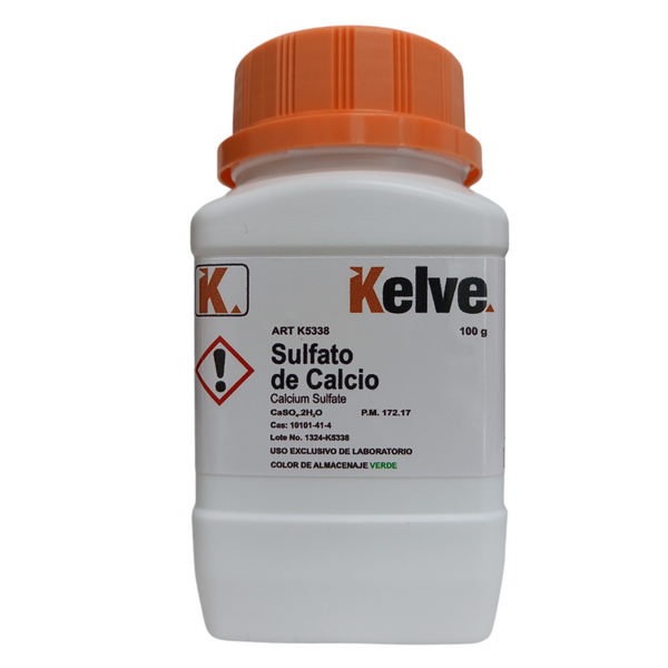 Sulfato de Calcio 100 Gramos Kelve