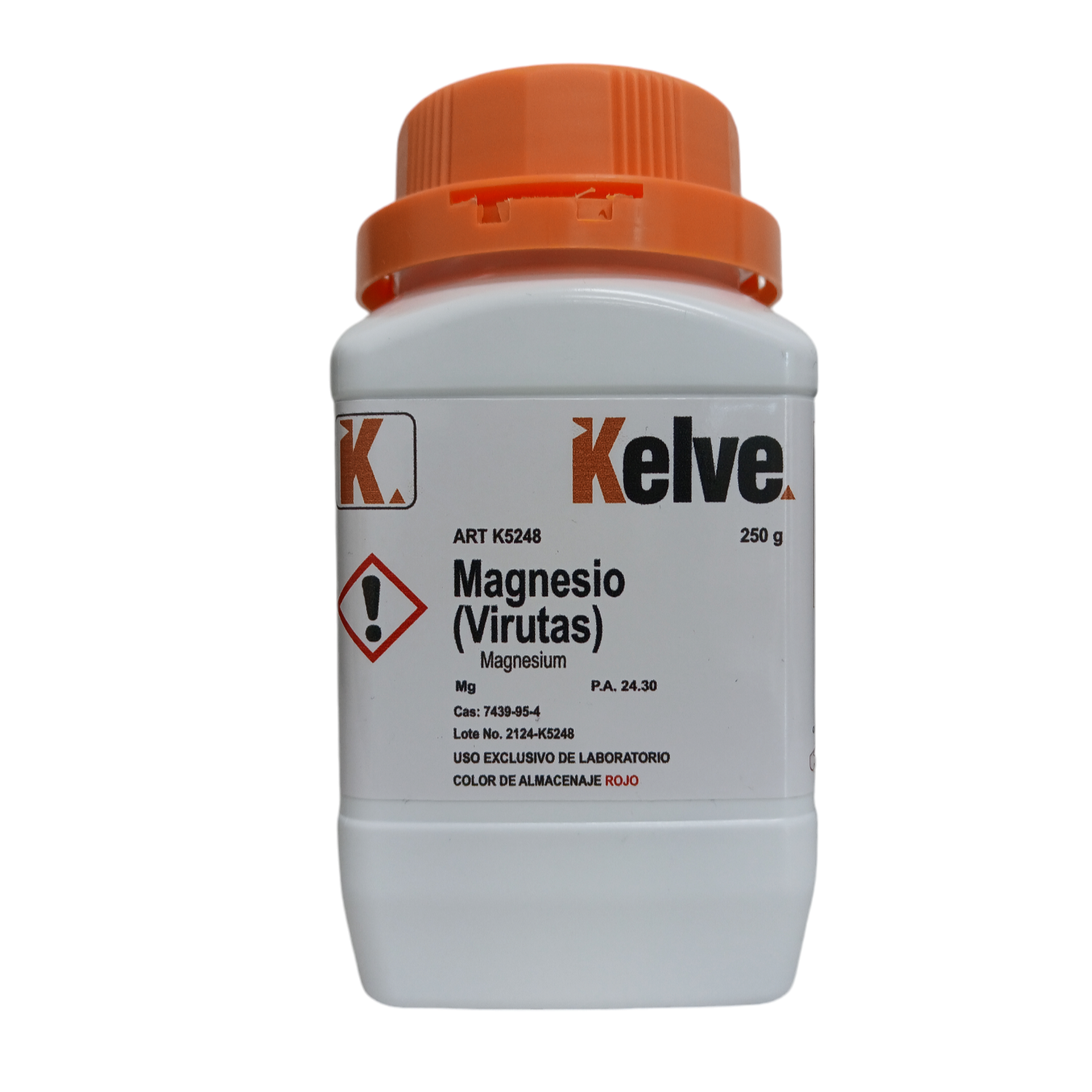 Magnesio (Virutas) R. A. De 250 G Kelve ID-3187632