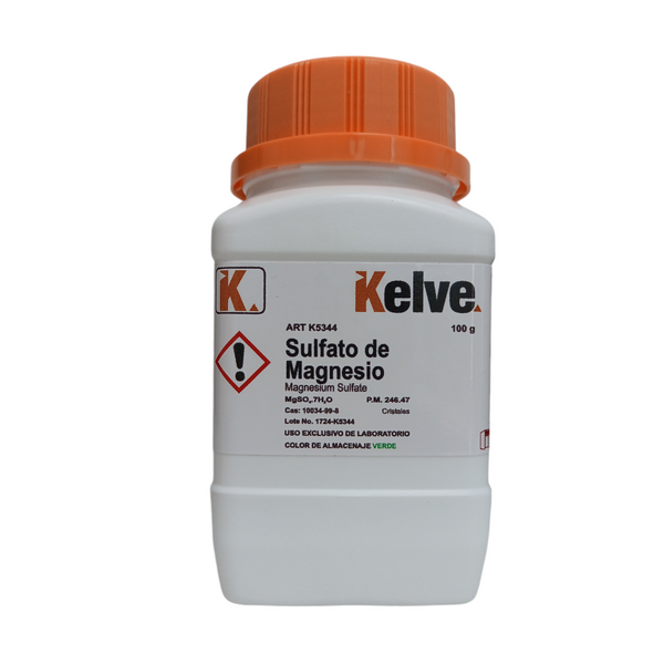 Sulfato de Magnesio 100 Gramos Kelve