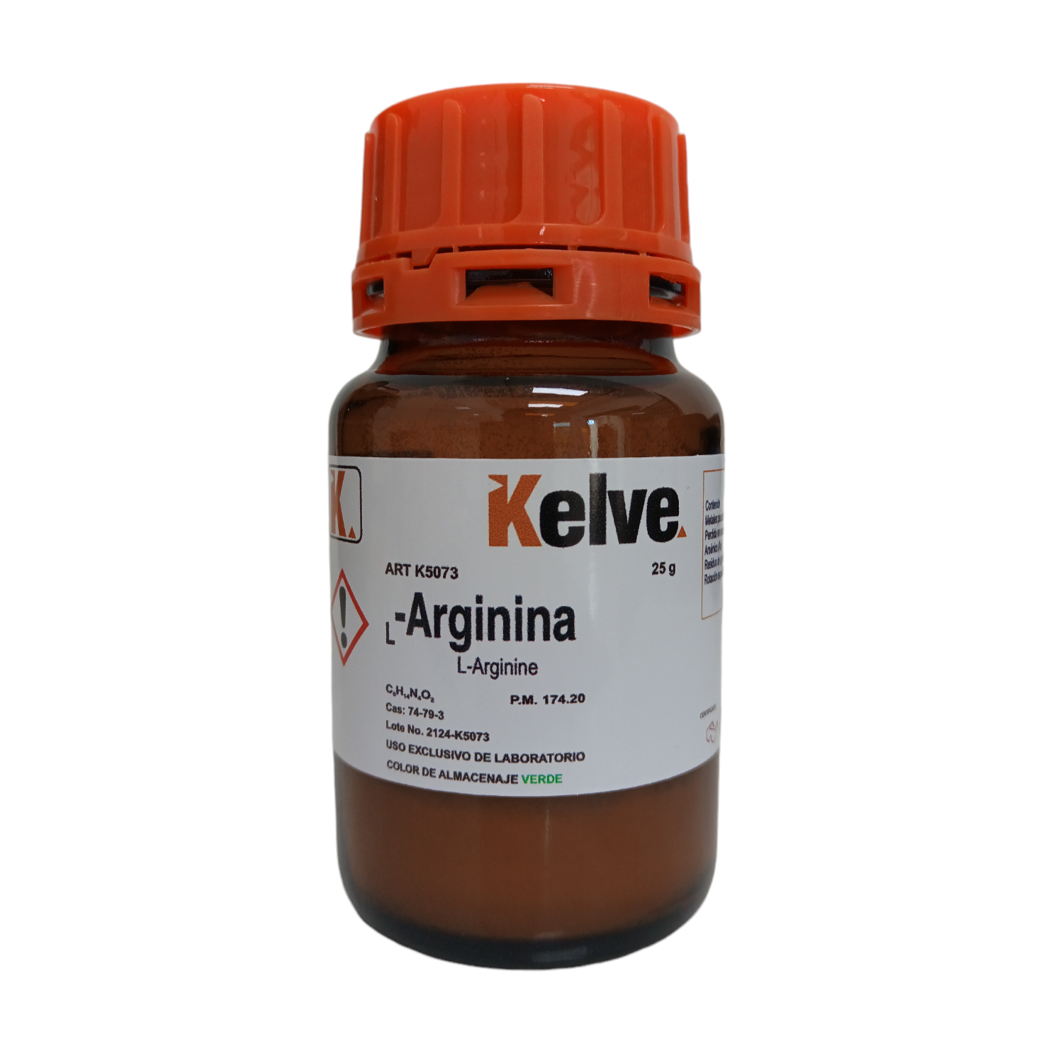 L- Arginina De 25 G Kelve ID-3173503