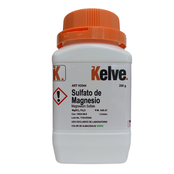 Sulfato de Magnesio 250 Gramos Kelve