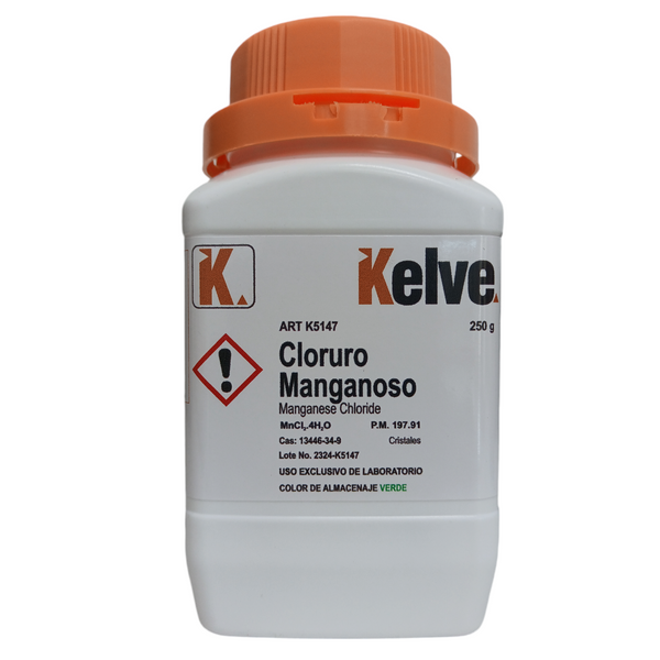 Cloruro Manganoso 250 Gramos Kelve