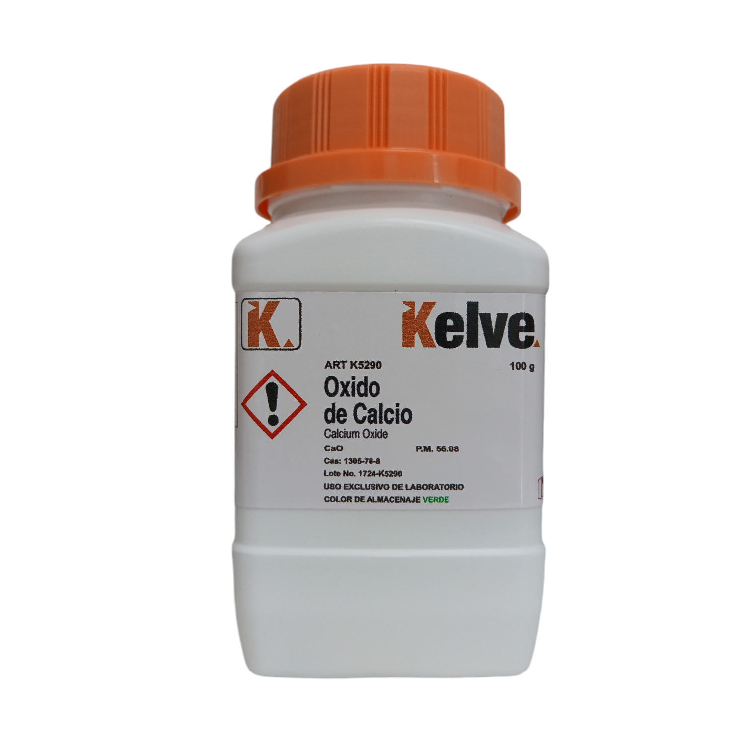 Oxido De Calcio R. A. De 100 G Kelve ID-3192777