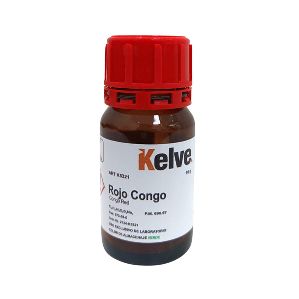 Rojo Congo De 10 Gramos Colorante Kelve