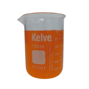 Vaso Precipitado De Vidrio 150 Ml Kelve Paq C/3 ID-3236317