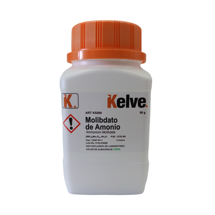 Molibdato De Amonio R. A. De 50 G Kelve ID-2977810