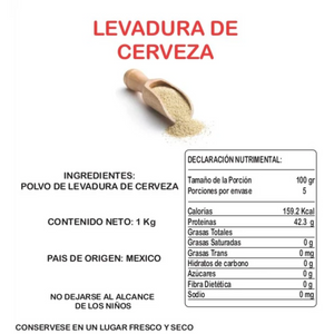 Levadura De Cerveza Natural 1 Kg Kelve ID-3316074