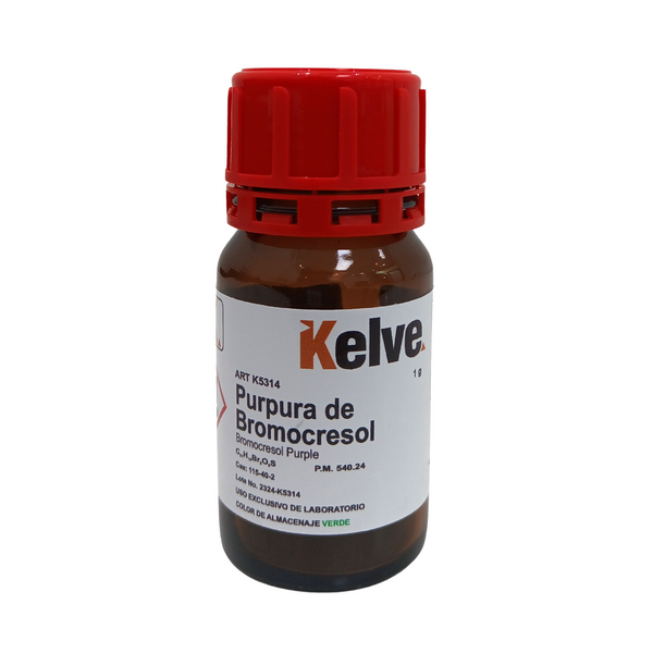 Púrpura de Bromocresol De 1 Gramo Colorante Kelve