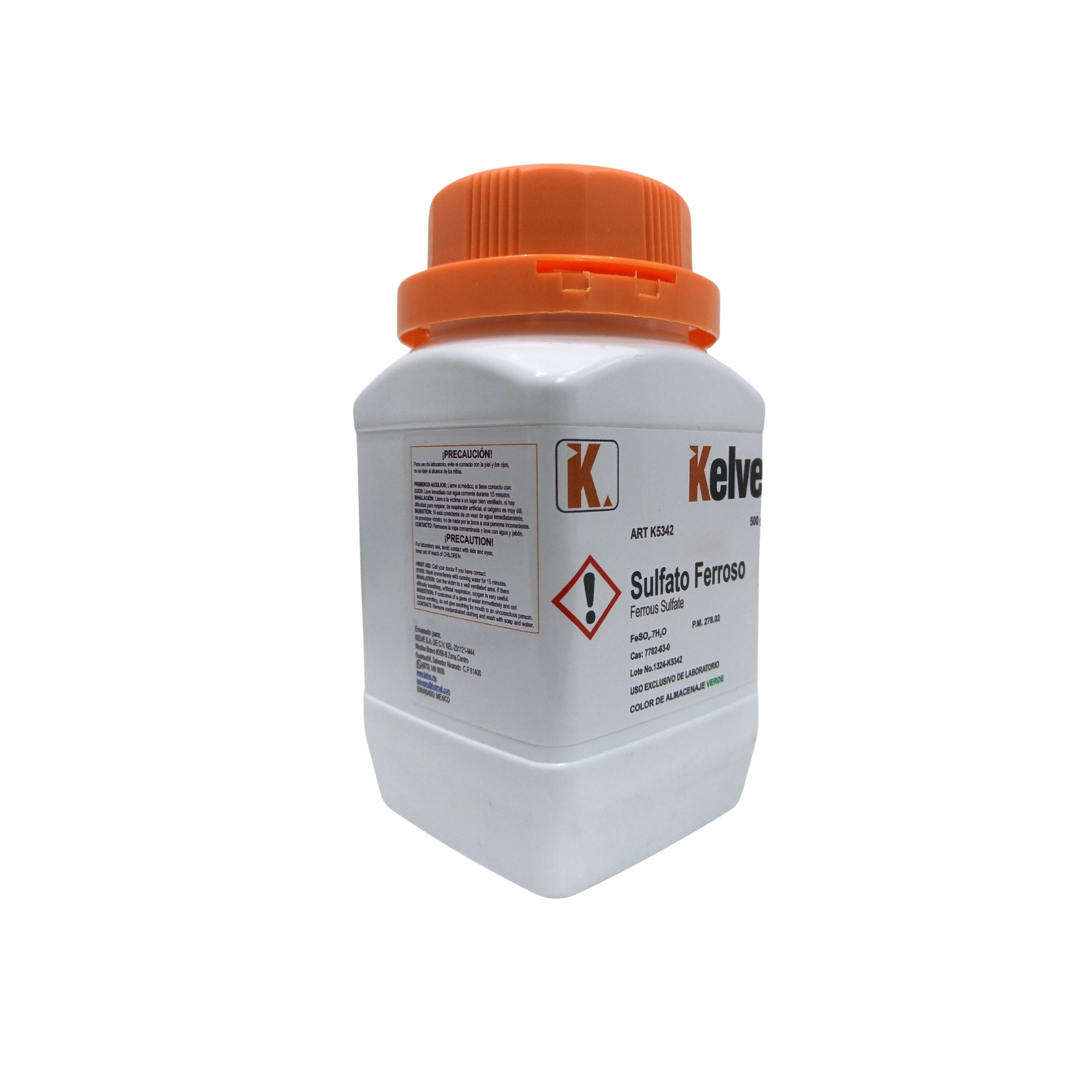 Sulfato Ferroso R. A. De 500 G Kelve ID-2932396