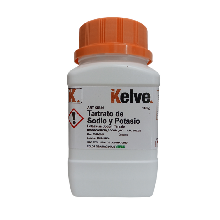 Tartrato De Sodio Y Potasio R. A. De 100 G Kelve ID-3200512