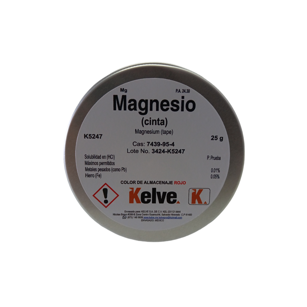 Cinta de Magnesio Kelve Pieza 25 Gramos