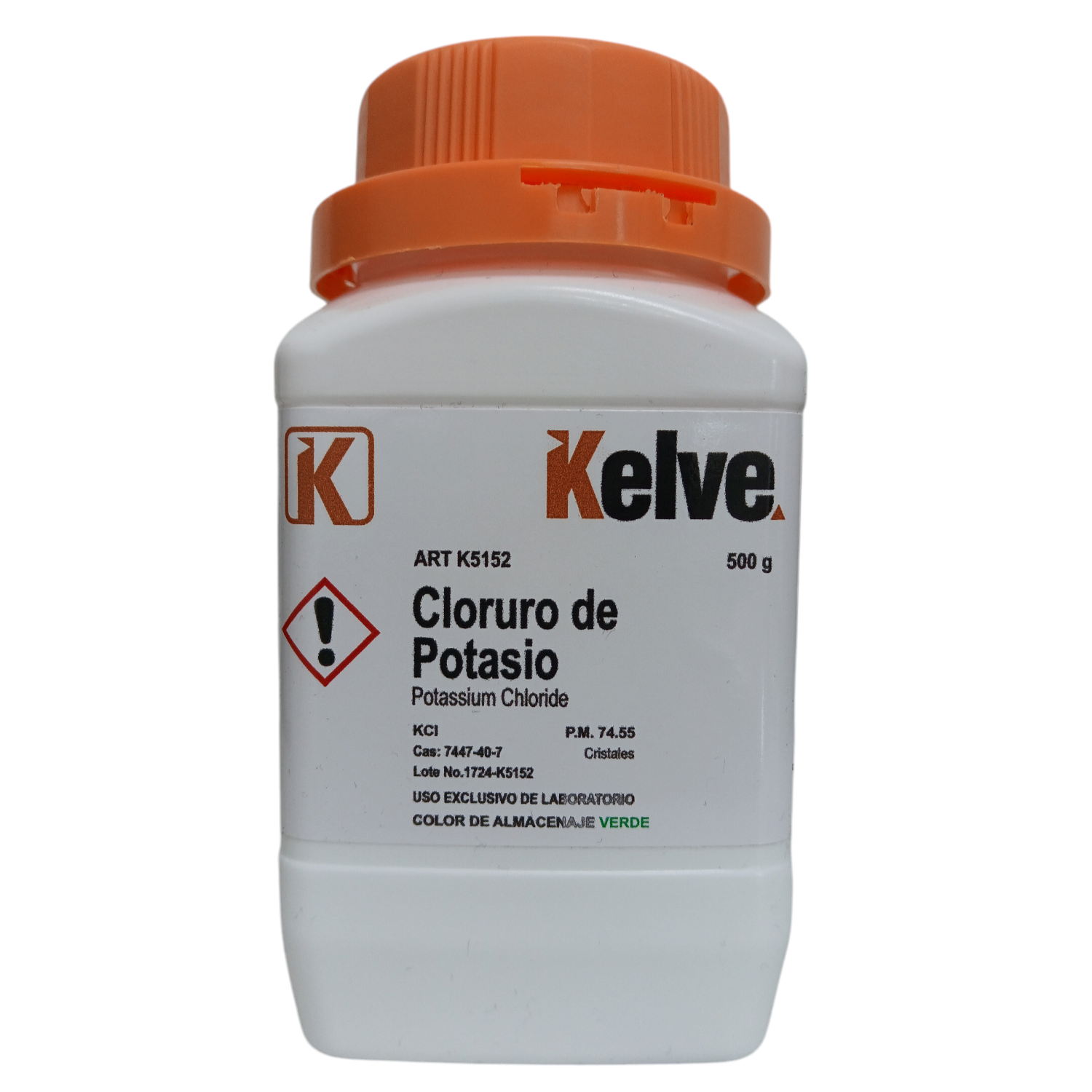 Cloruro De Potasio R. A. De 500G Kelve ID-3333886