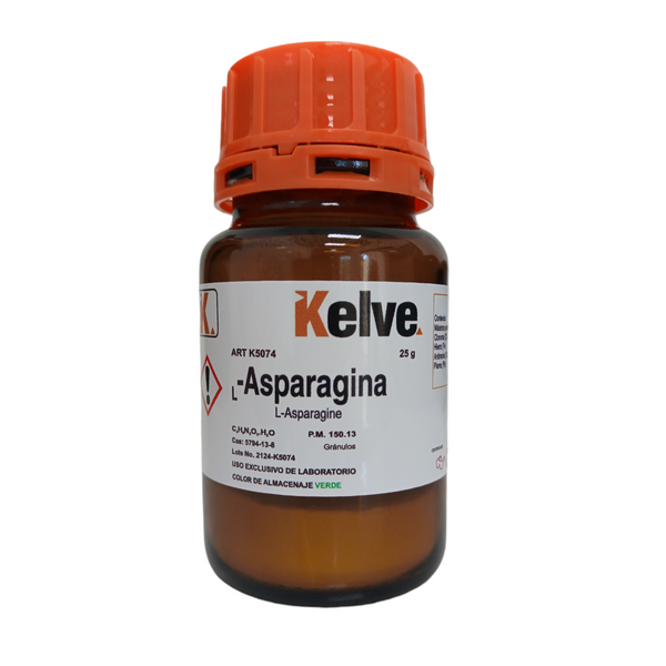 L- Asparagina 25 Gramos Kelve