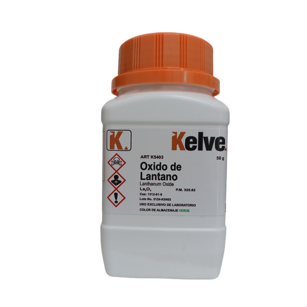 Óxido de Lantano 50 Gramos Kelve