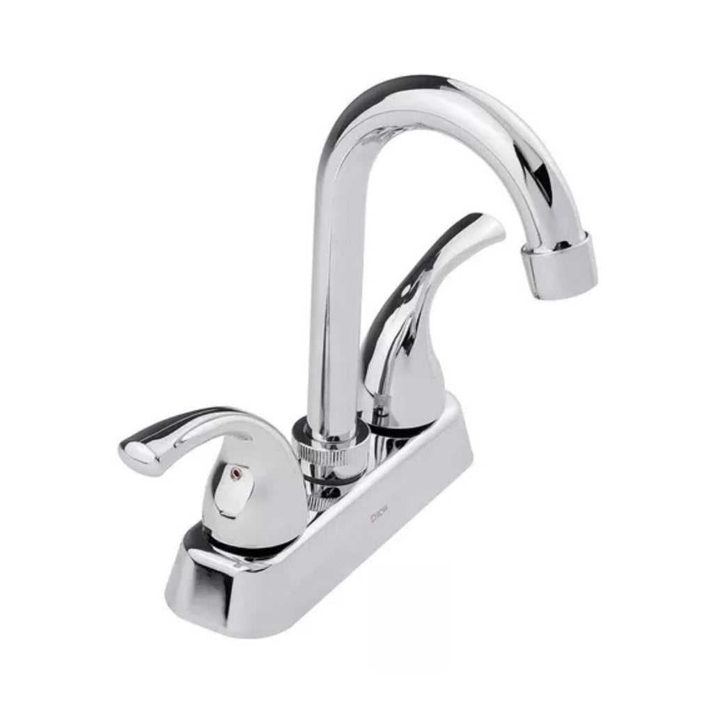Mezcladora 4'' para Lavabo Abs Cuello Alto Dica-v