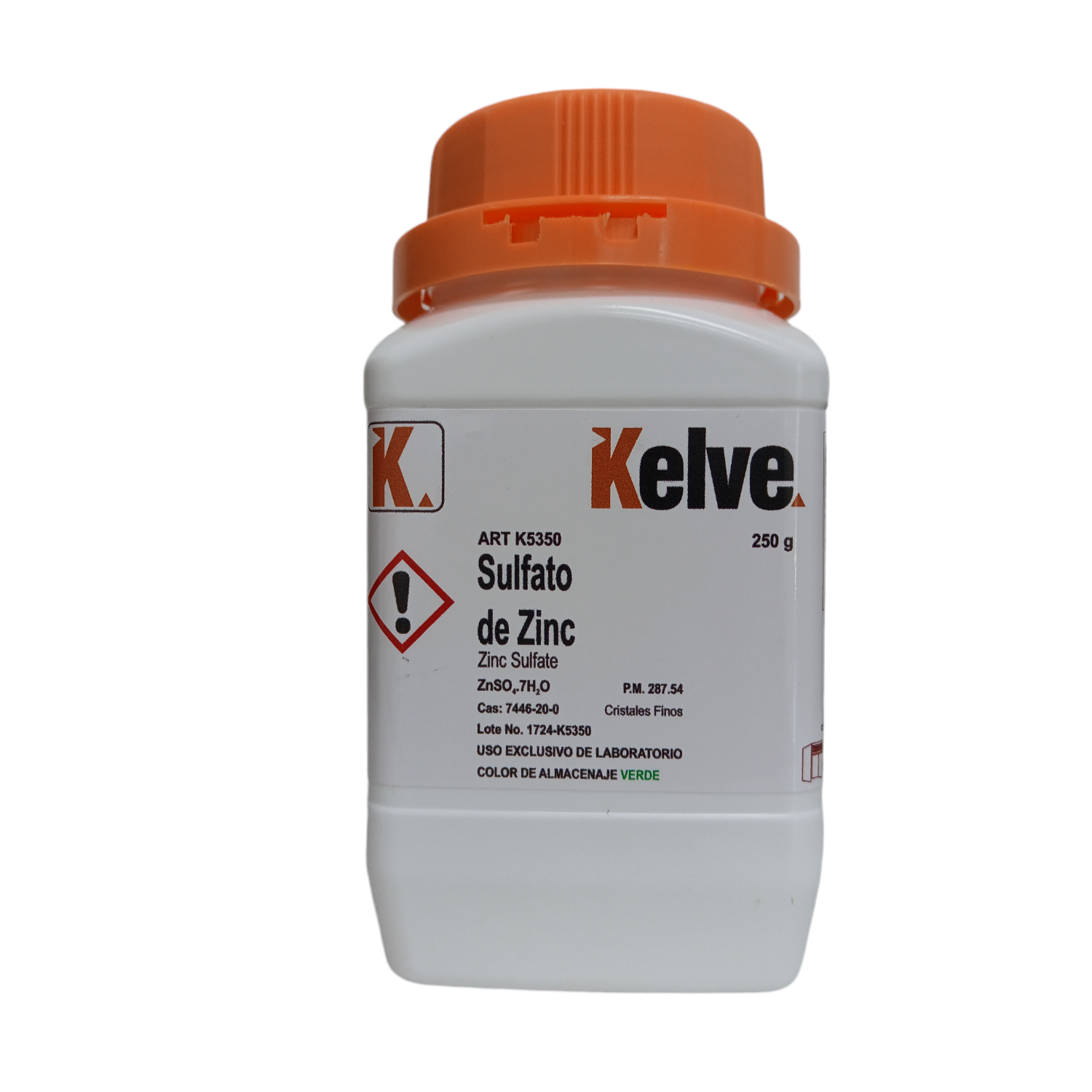 Sulfato De Zinc R. A. De 250 G Kelve ID-3200505