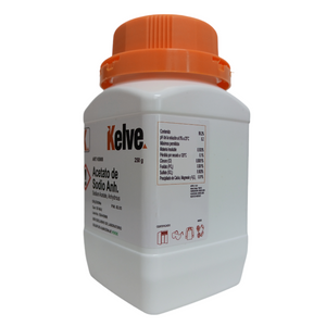 Acetato De Sodio Anhidro R. A. De 250 G Kelve ID-3210915