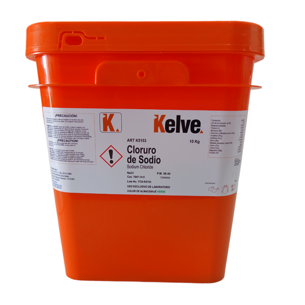 Cloruro de Sodio 10 Kilogramos Kelve