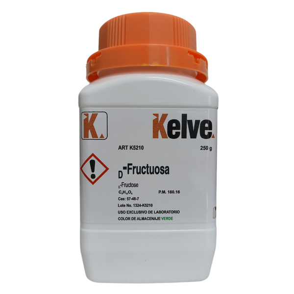 D-fructuosa (levulosa) 250 Gramos Kelve