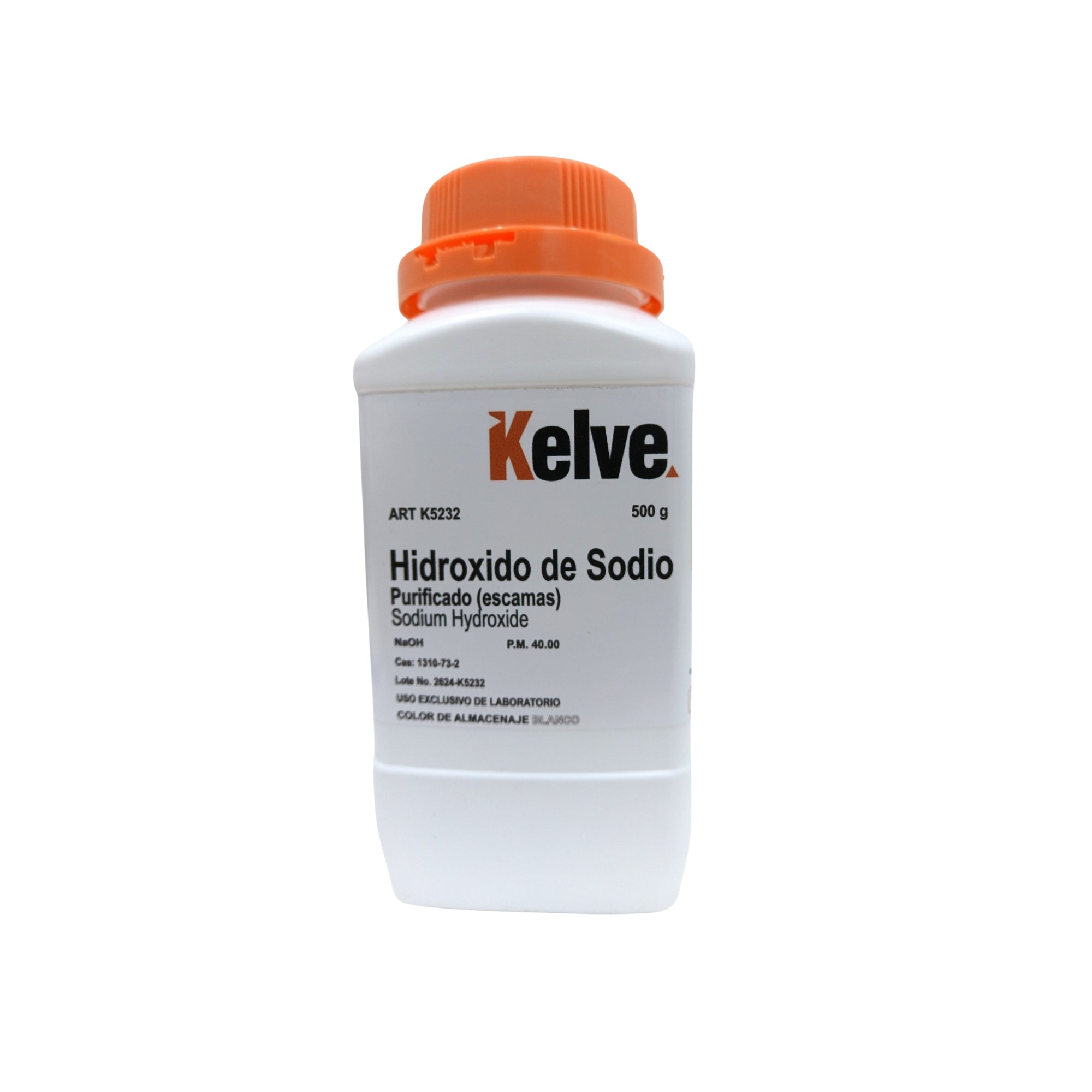 Hidróxido De Sodio (Purificado) R. A. De 500 G Kelve ID-2932265