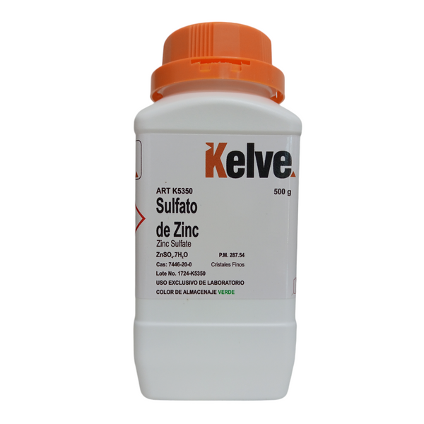 Sulfato de Zinc 500 Gramos Kelve