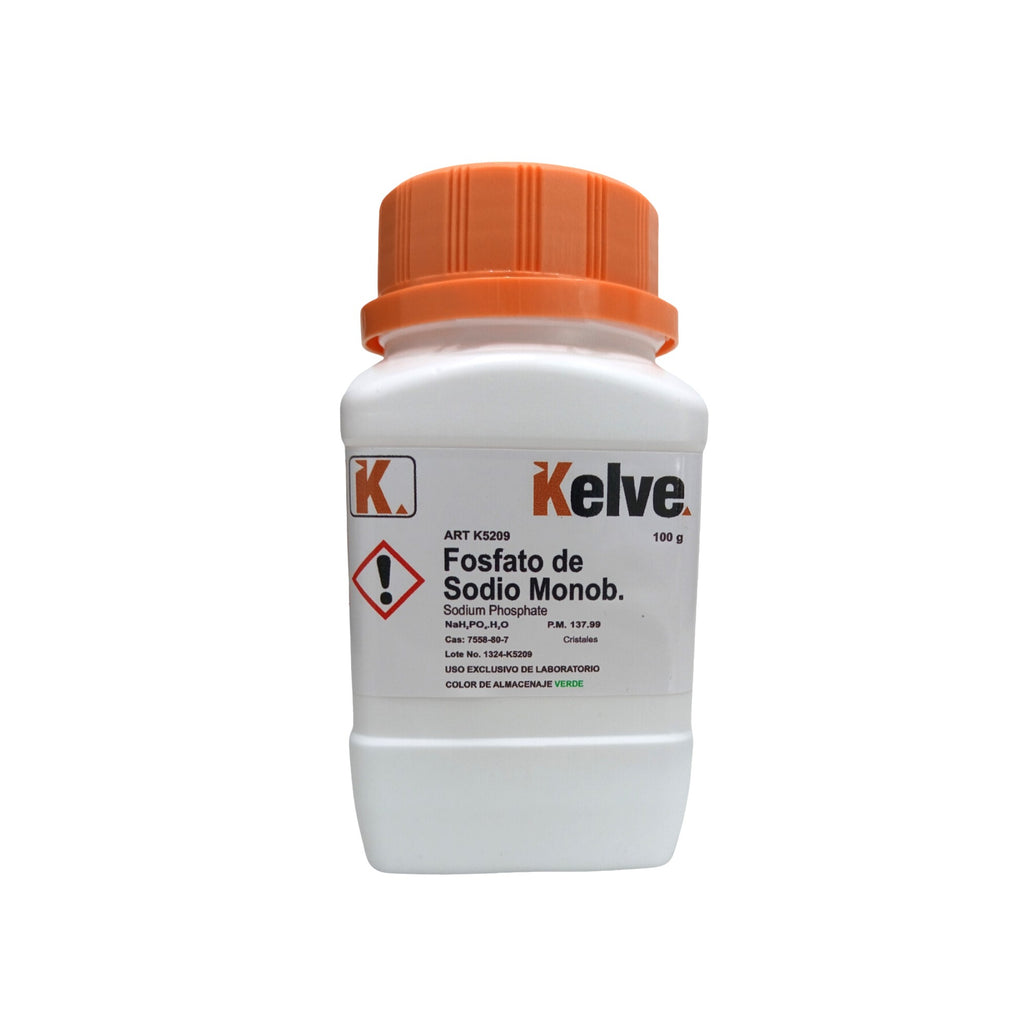 Fosfato de Sodio Monobasico 100 Gramos Kelve