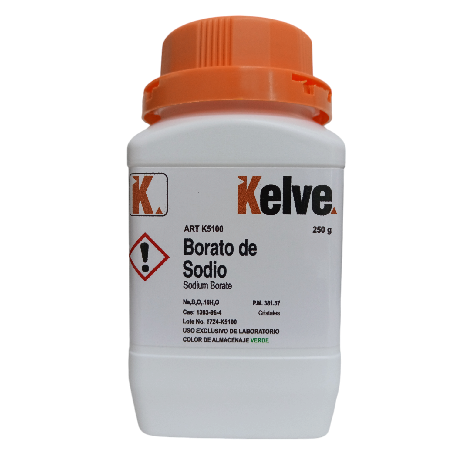 Borato De Sodio R. A. De 250 G Kelve ID-3178782