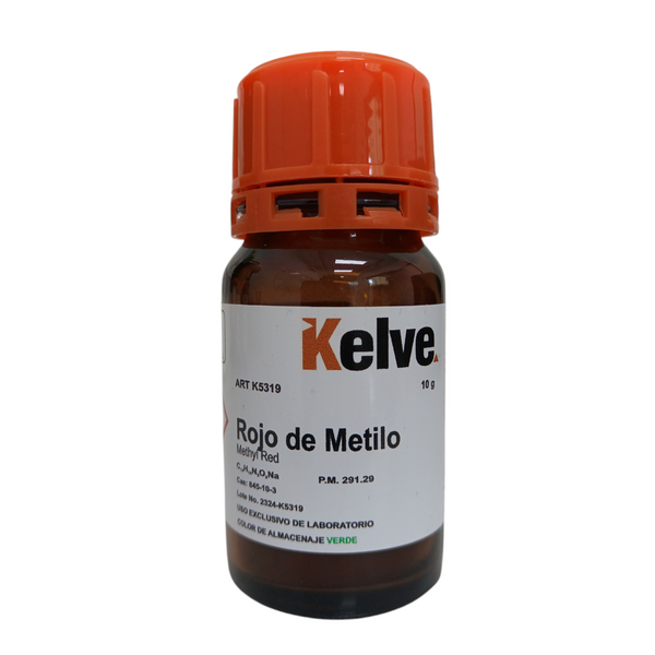 Rojo de Metilo De 10 Gramos Colorante Kelve