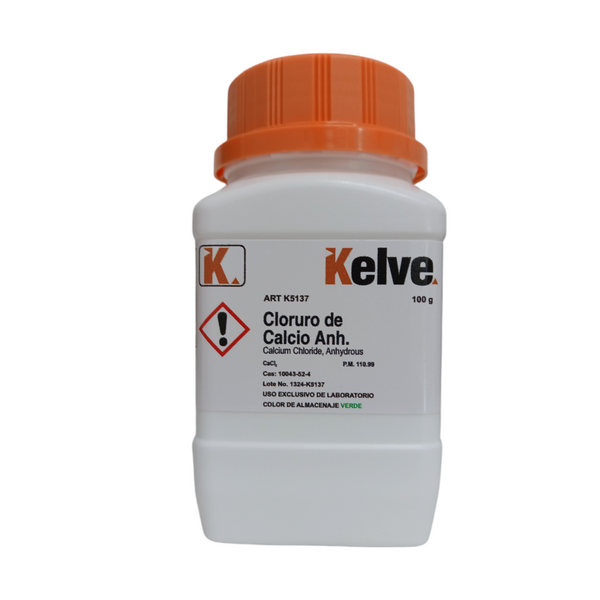 Cloruro de Calcio Anhidro 100 Gramos Kelve