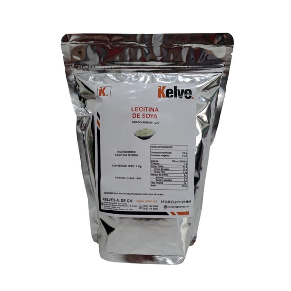 Lecitina de Soya Polvo 1 Kilogramos Kelve