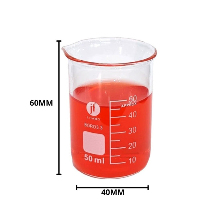 Vaso Precipitado De Vidrio 50 Ml Jf Lhabo ID-2244152