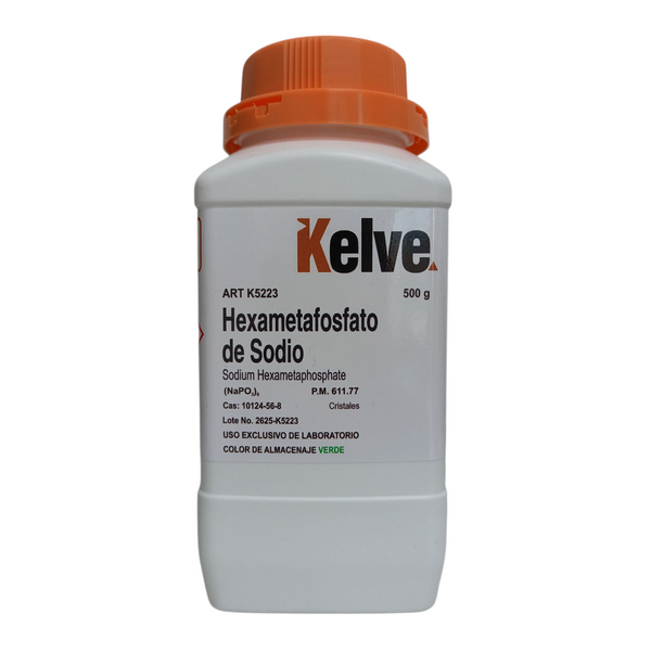 Hexametafosfato De Sodio De 500 Gramos Kelve