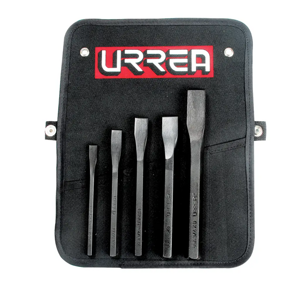 Juego Combinado de Cinceles Corta Frío, 5 Piezas 86a Urrea-h