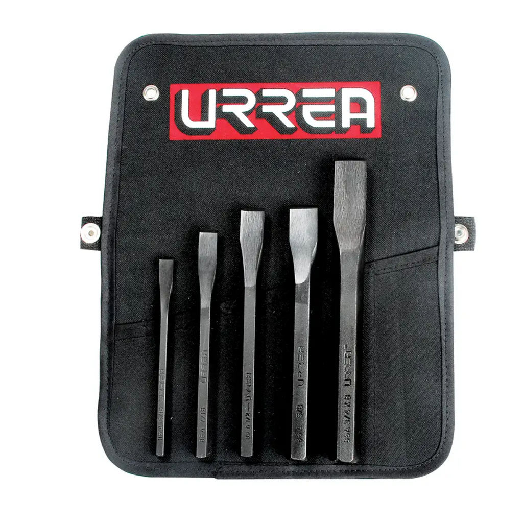 Juego Combinado de Cinceles Corta Frío, 5 Piezas 86a Urrea-h