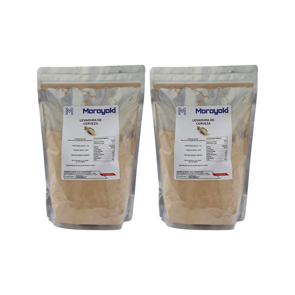 Levadura De Cerveza Natural 1 Kilogramo Moroyoki 2 Piezas