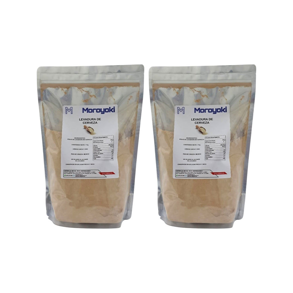 Levadura De Cerveza Natural 1 Kilogramo Moroyoki 2 Piezas