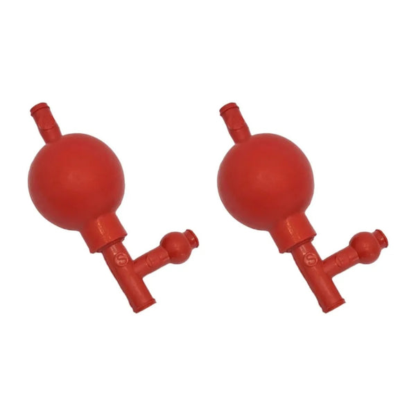 Succionador De Pipetas 3 Vías Bulbo De Hule Paquete Con 2 Piezas