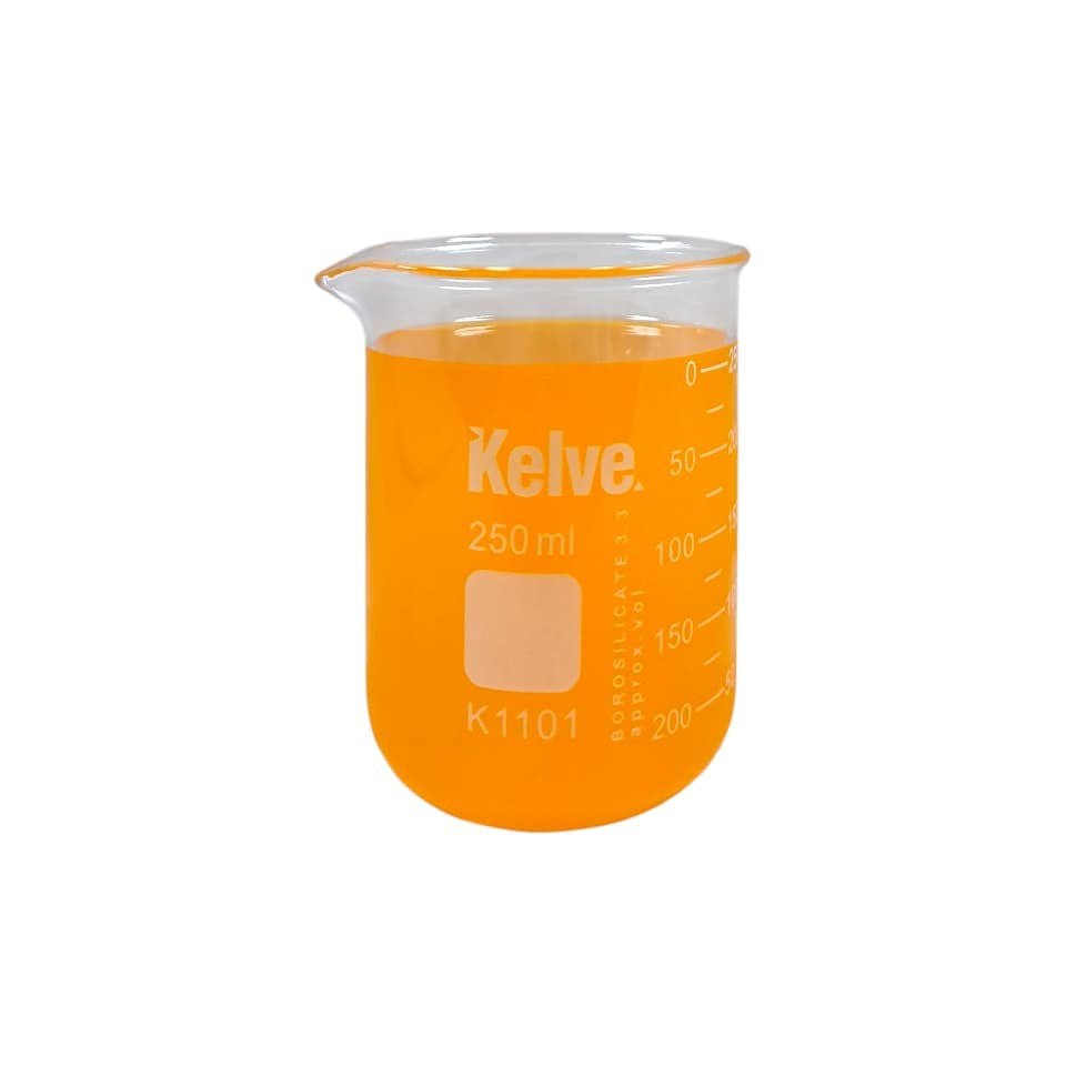 Vaso Precipitado De Vidrio 250 Ml Kelve K1101 Paq C/3