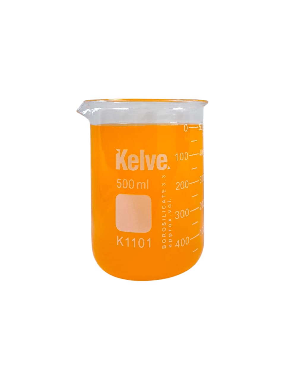 Vaso Precipitado De Vidrio 500 Ml Kelve K1101 Paq C/3