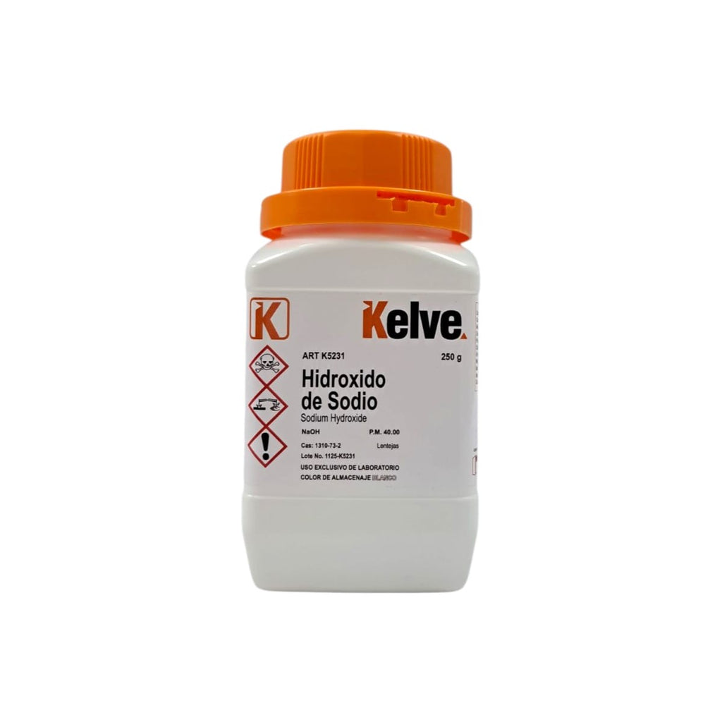 Hidróxido De Sodio (lentejas) De 250 Gramos Kelve