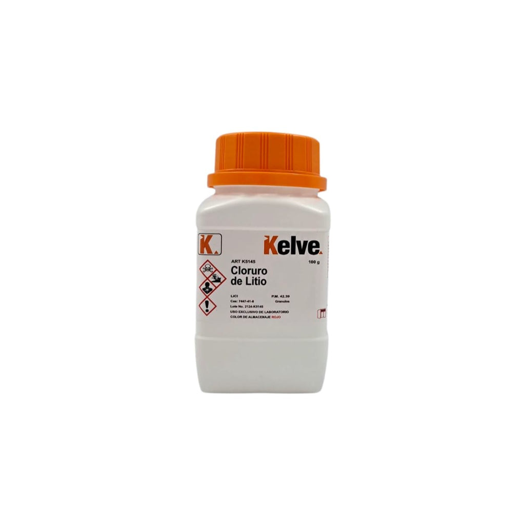 Cloruro De Litio De 100 Gramos Kelve