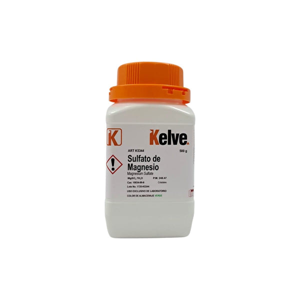 Sulfato De Magnesio De 500 Gramos Kelve