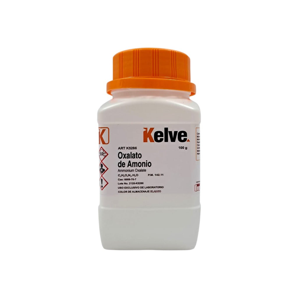 Oxalato De Amonio De 100 Gramos Kelve