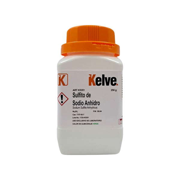 Sulfito De Sodio Anhidro De 250 Gramos Kelve