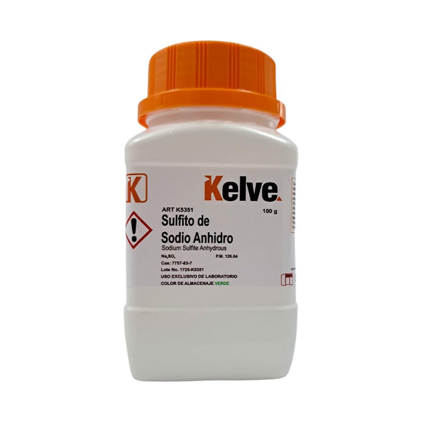 Sulfito De Sodio Anhidro De 100 Gramos Kelve