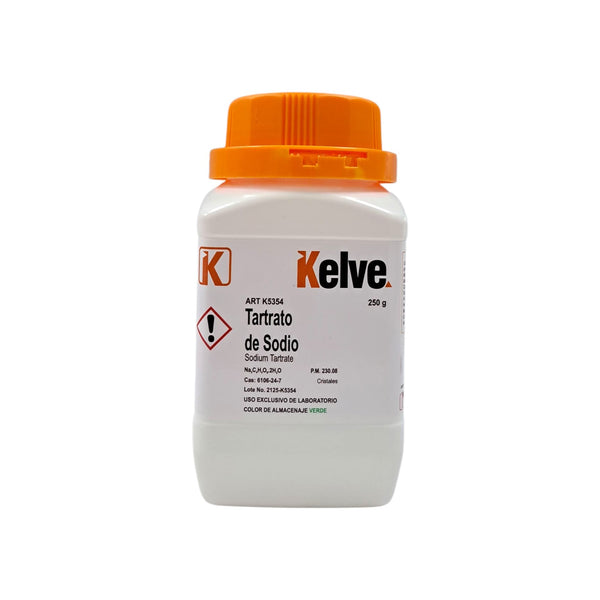 Tartrato De Sodio De 250 Gramos Kelve