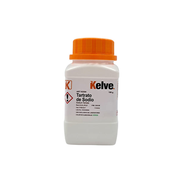 Tartrato De Sodio De 100 Gramos Kelve